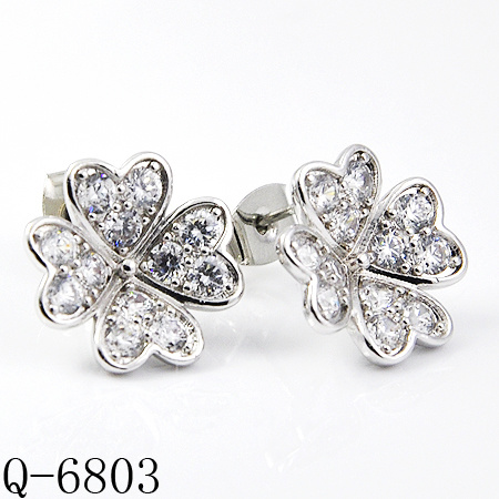 New Design 925 Silver Fashion Earrings Jewellery (Q-6803)