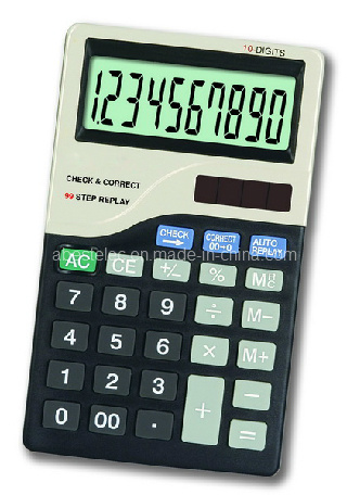 10 Digits Medium Desk Check and Correct Calculator Ab-300V