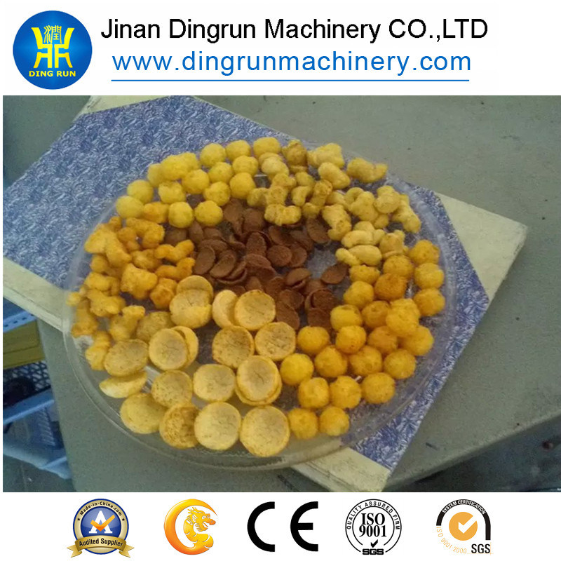 Corn Puff Snack Food Machine/Corn Curls/Cheese Ball Process Machinery (SLG)