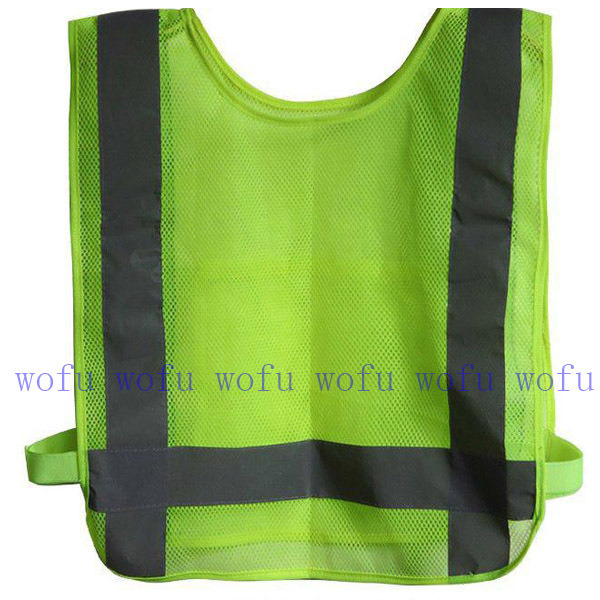 Fluorescent Reflective Safety Warning Vest
