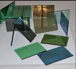 Light Blue Reflective Glass