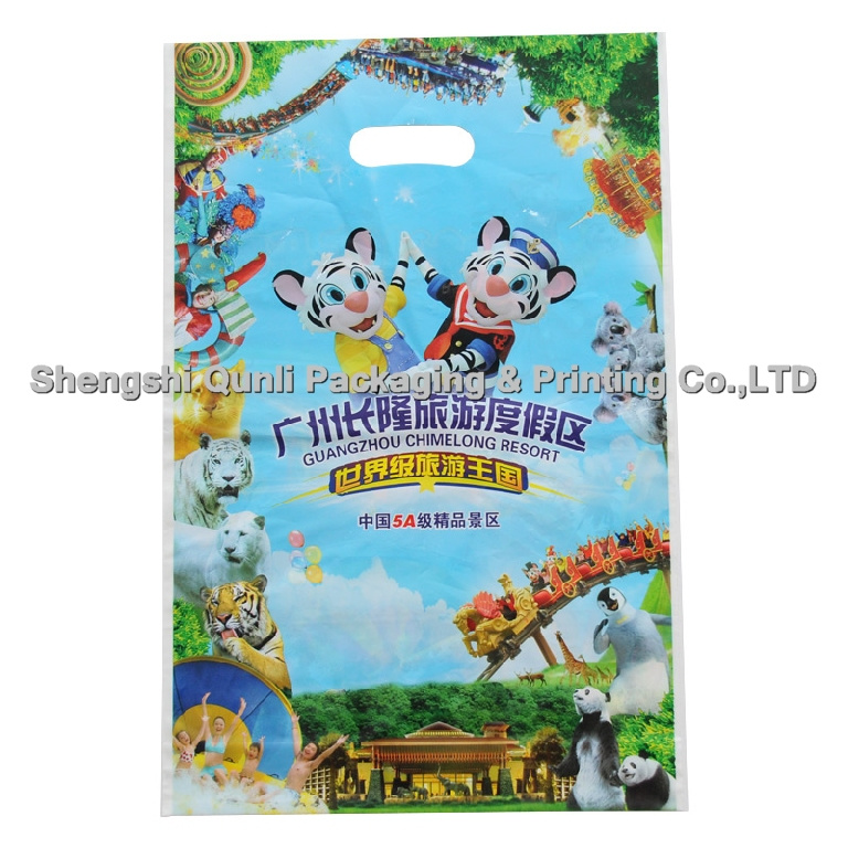 Plastic Bag with Die Cut Handle (SSQL-PL-B003)