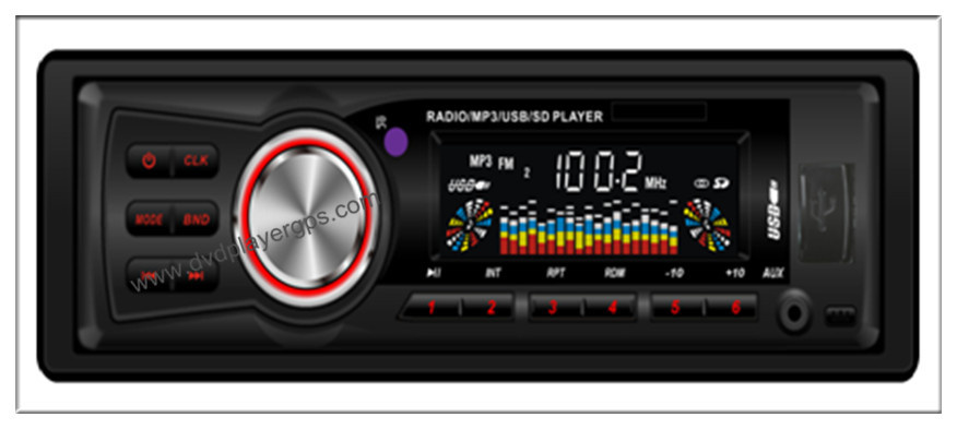New Car MP3 Player with Fixed Panel