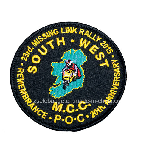 Custom Adhesive Glue on Embroidered Embroidery Patch for Garment