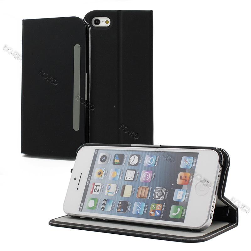 Antique Stand and Flip PU Leather Mobile Phone Cases for iPhone 5 5s