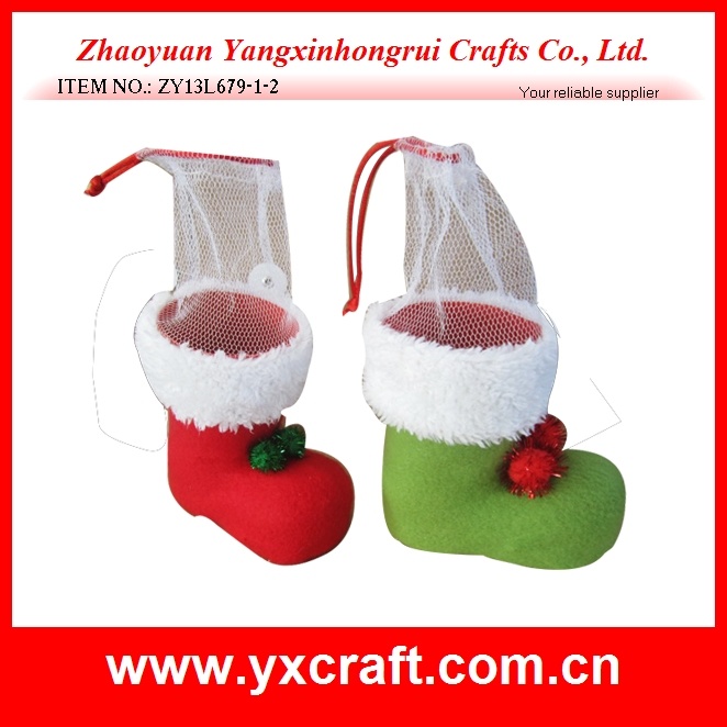 Christmas Decoration (ZY13L679-1-2) Christmas Winter Boot