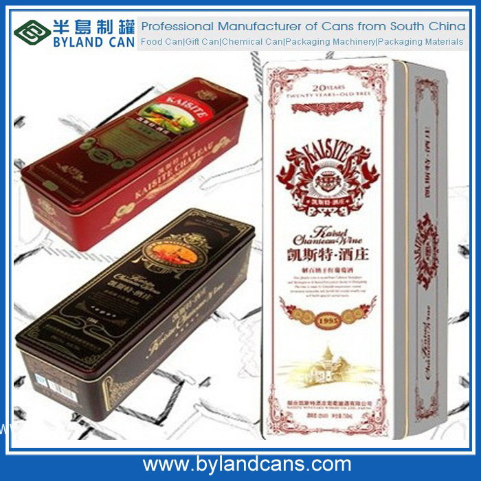Rectangle Tin Wine Box