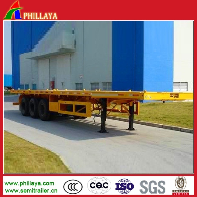 3 Axles Container Platform Semi Trailer (PLY9825CY)
