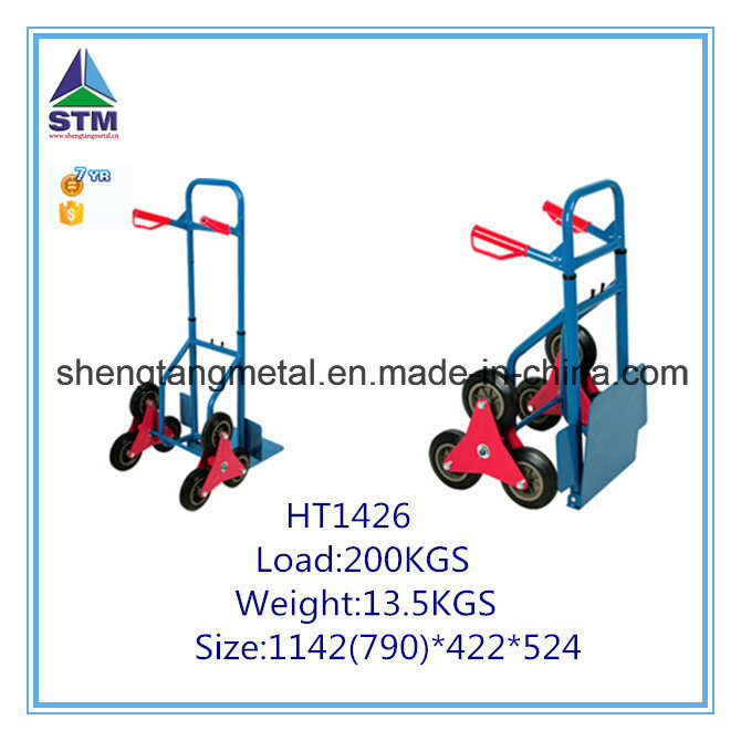 Heavy Duty Six Wheel Stair Climbing Hand Trolley (HT1426)