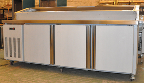 Pizza Preparation Counter with Aspera Compressor