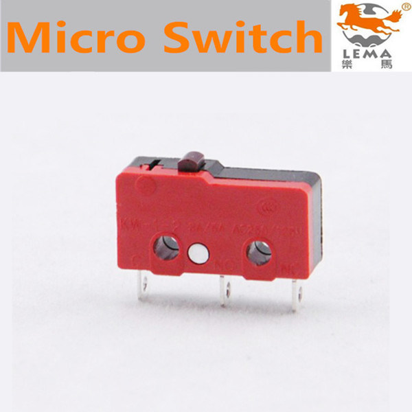 5A 250VAC Electric Tiny Micro Switch Kw-1-20 Red