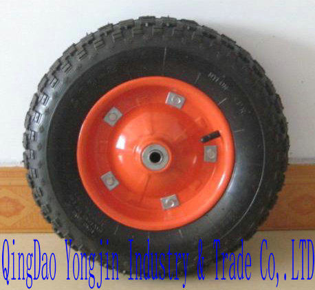 Rivert Pneumatic Rubber Wheel for Trolley, Handtruck