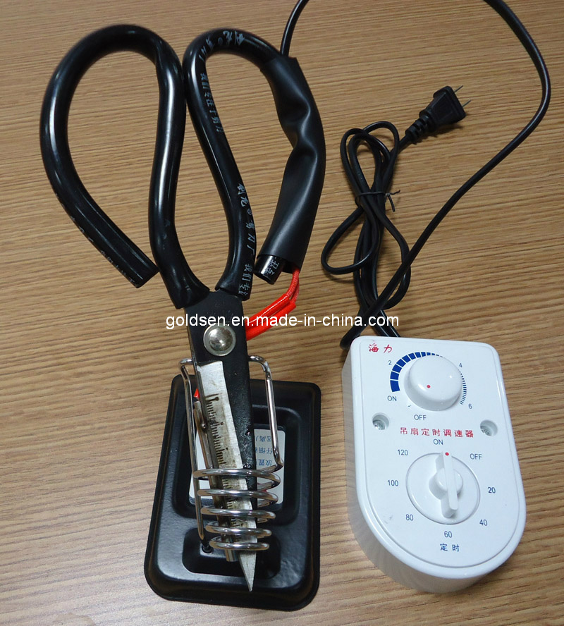 Electric Tailor Scissors Hot Heating with Timer (GW8130)