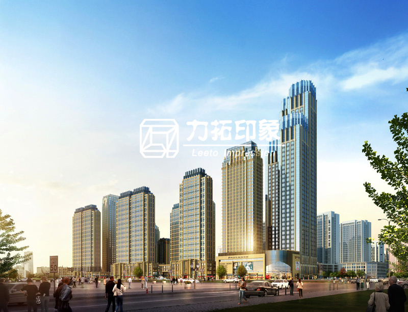 Architectural Visualization 3D Effect Drawing