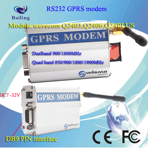 Quad-Band SMS MMS TCP/IP Open at Single Modem