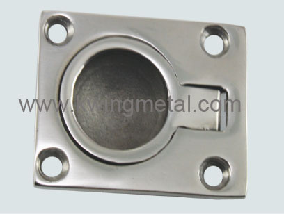 Square Flush Ring Pull