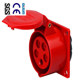 Industrial Socket (QJ-315) of IP44 16A 3p+E+N Plastic PA PP