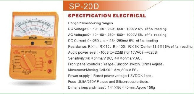 Meter SP-20D