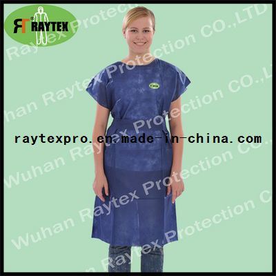 Hospital PP/SMS/Microporous Non Woven Patient Gown