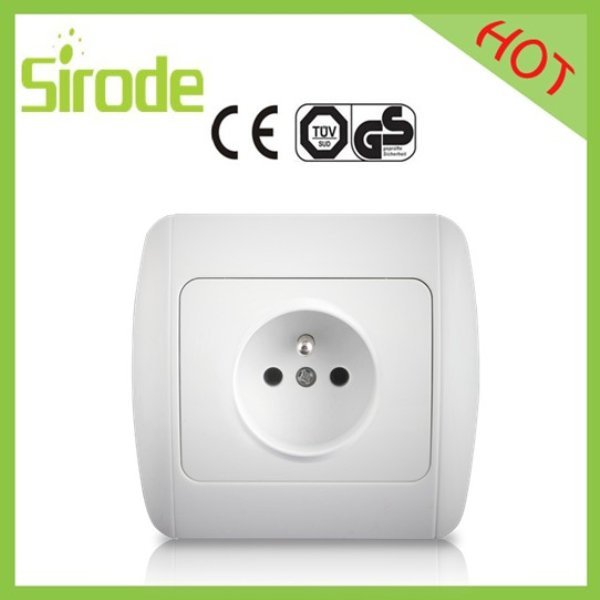 Tabletop Socket Type and Standard Grounding Grounding EU Power Wall Socket 220V