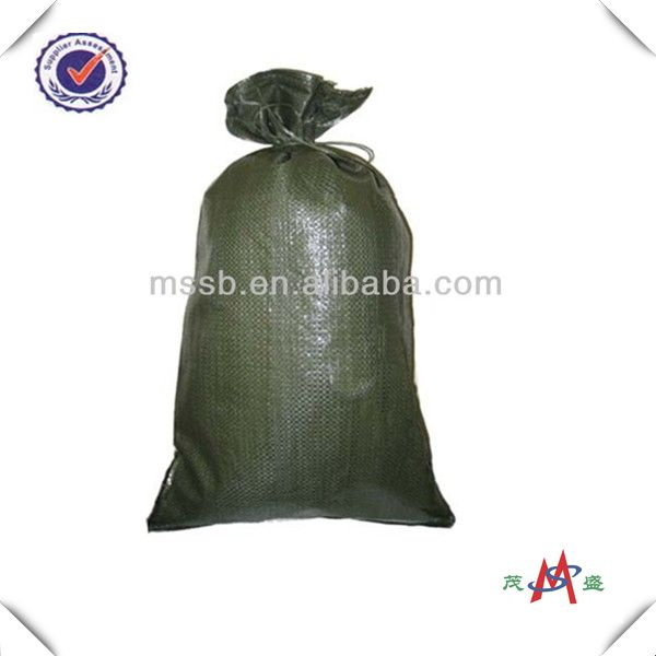 Army Green Building Garbage Bag