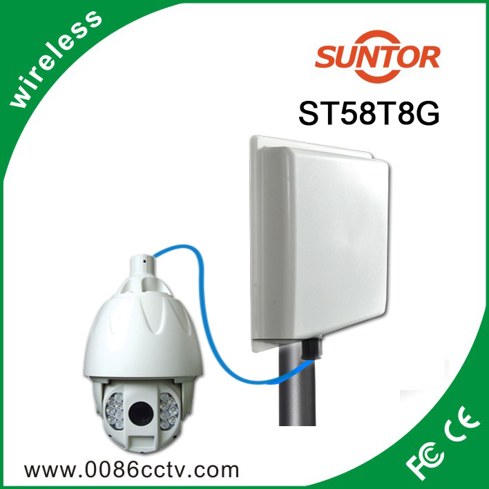 Poe Powered 5.8g Digital Video 5km RS485 Wireless