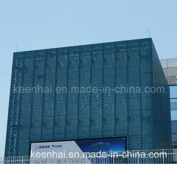 Commercial Building Art Decoration PVDF Aluminum Curtain Wall
