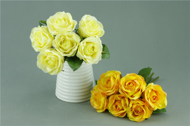 Artificial Flower Bunches Artificial Medium Rose Bunches