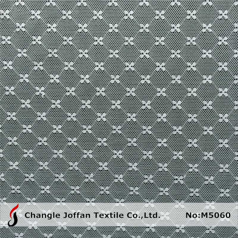 White Netted Fabric Lace (M5060)