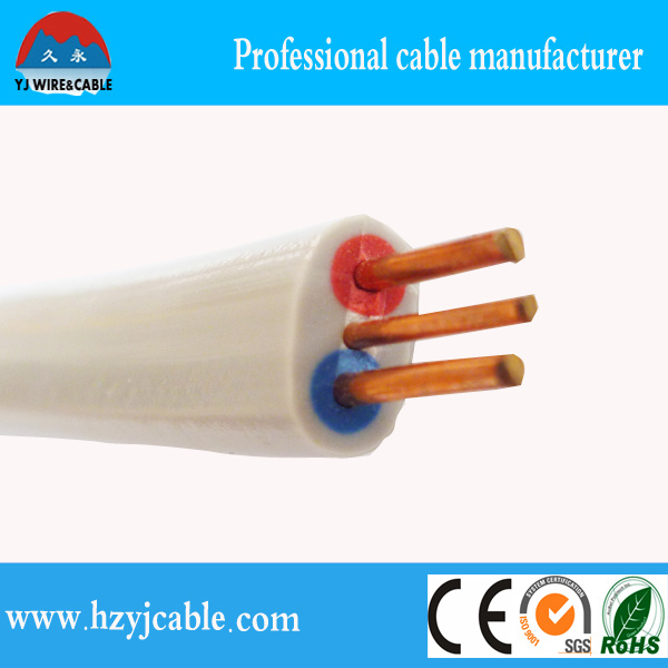 1.0mm1.5mm2.5mm4mm6mm10mm Colored Copper Conductor Twin and Earth Cable/Zhejiang Cable/China Product Cables
