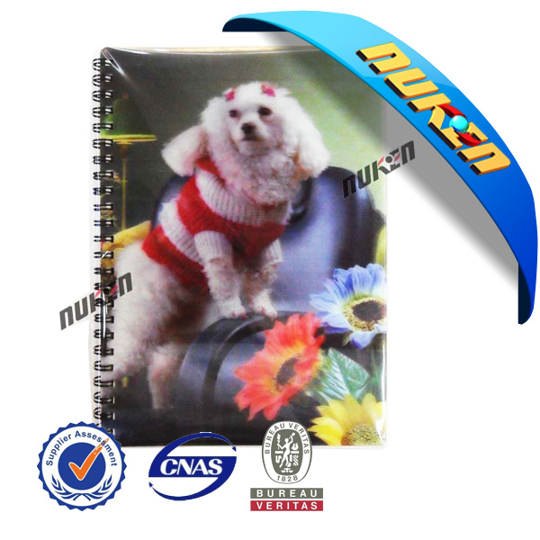 3D Spiral Binding Notebook Supplier