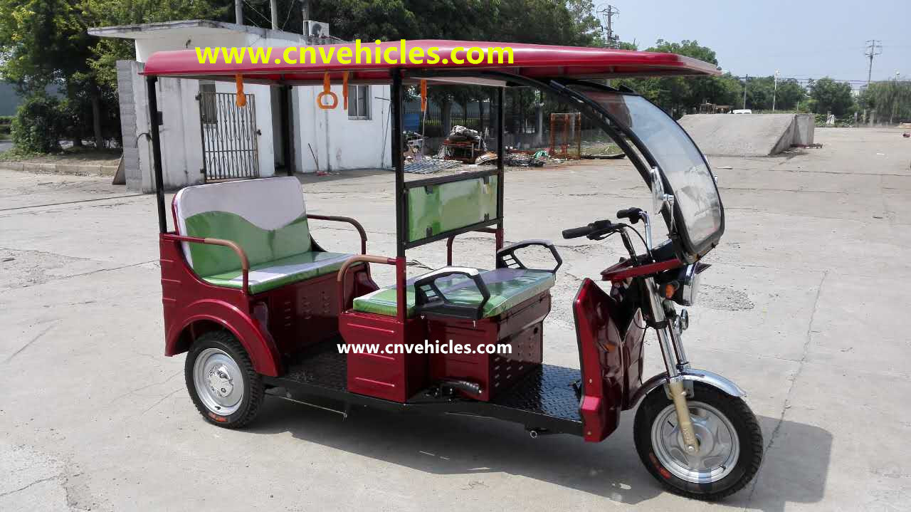 2015 Best Quality Electric Auto Rickshaw Electric Tricycle for Passengers