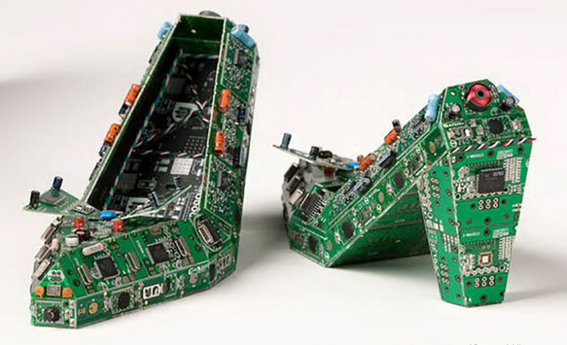 Printed Circuit Board with Hot Air Solder Leveling