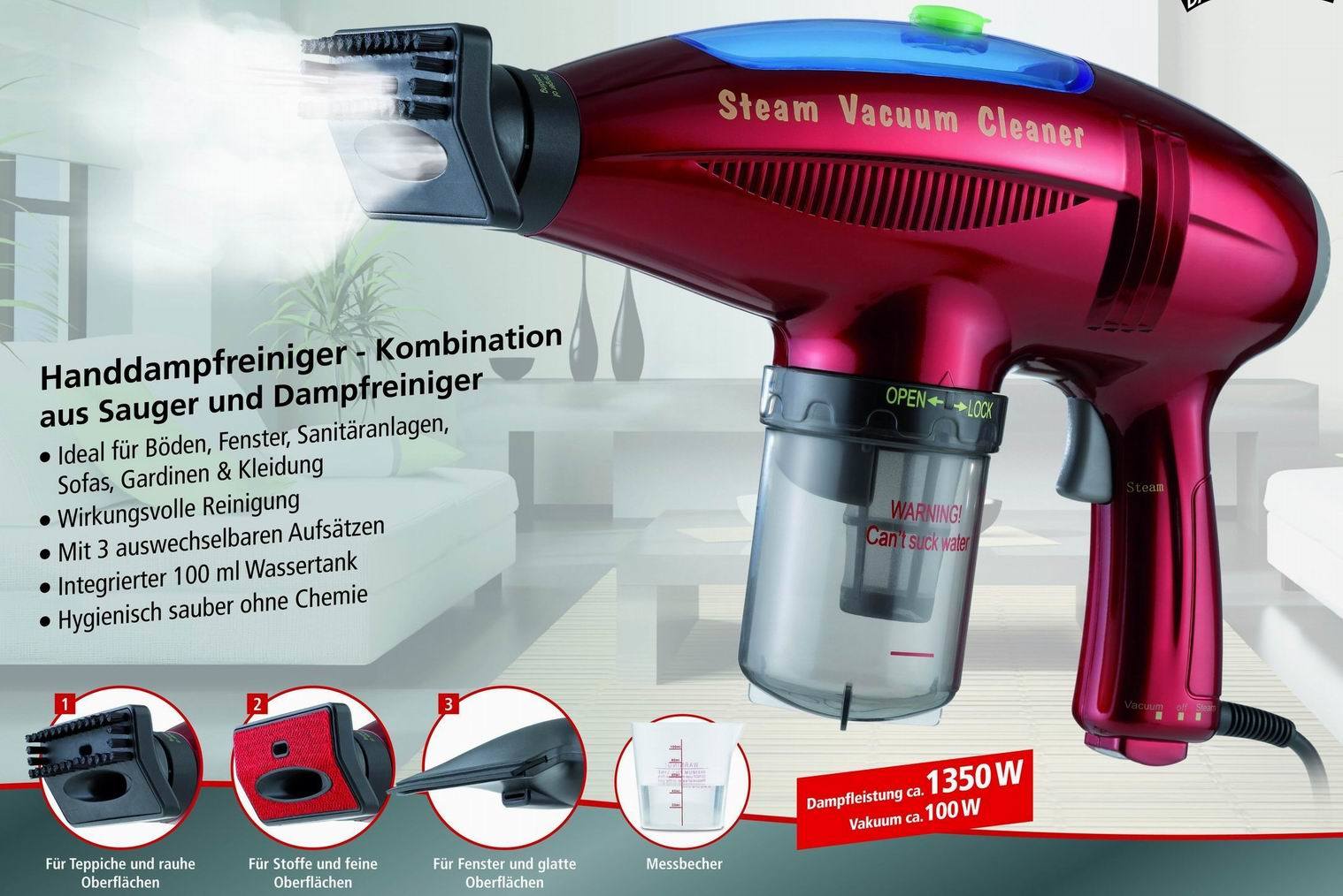 Smart Steam Vacuum Cleaners (E2067)