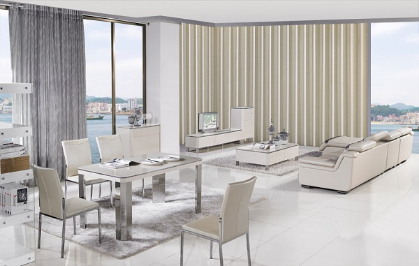 Modern High Gloss Furniture and Dining Table (WLF-DT023)