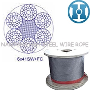 Line Contacted Steel Wire Rope (6X41WS+FC)