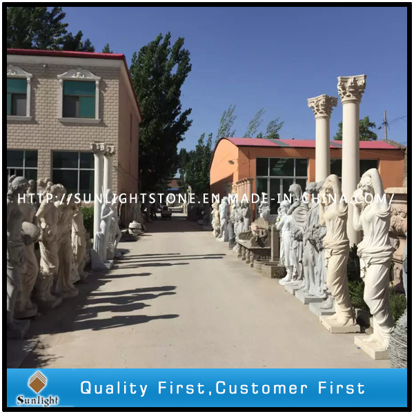Hand Carved Garden Sculpture, Marble Stone Statue Stone Carving