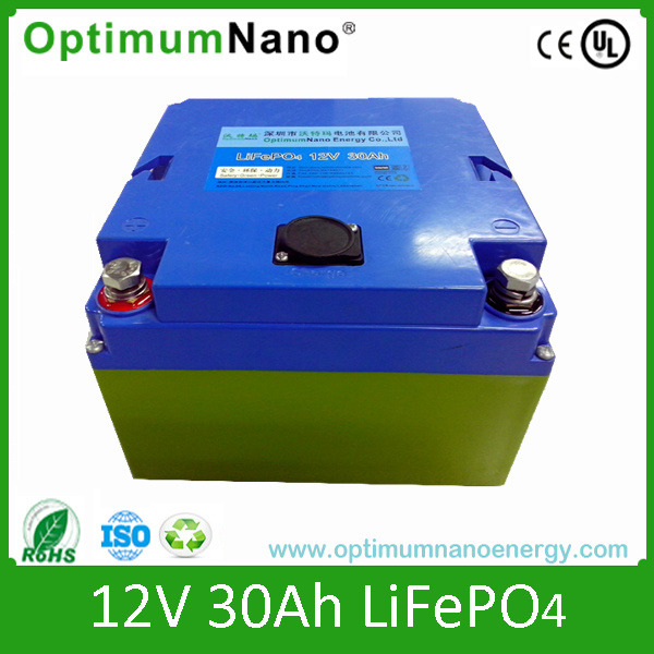 12V 30ah LiFePO4 Battery Used for UPS, Back Power