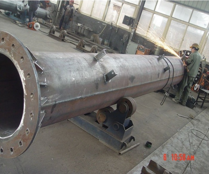 Single Pipe Power Transmission Monopole Steel Tower (ray38)