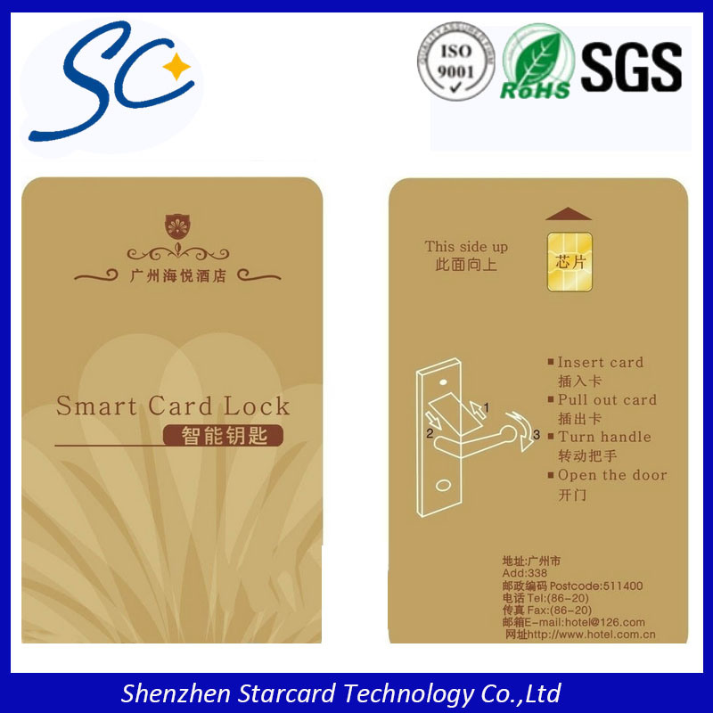 Plastic RFID Contact Smart Card for Access Control