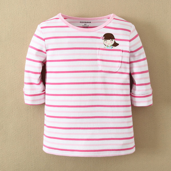 High Quality Toddler Girls T-Shirts, Baby Wear (141622)