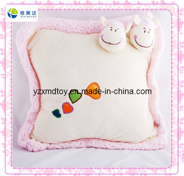 Pink Soft Plush Sheep Pillow Toy