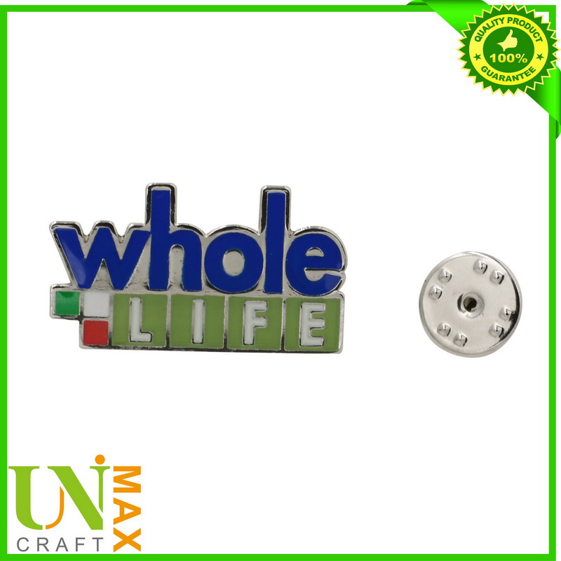 Nickel Plated Enamel Lapel Pin Badge (UM-4042)