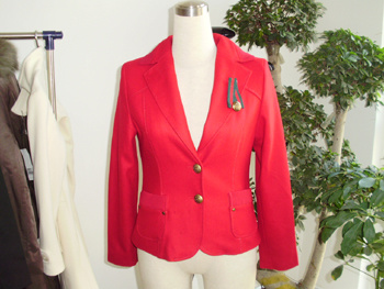 Women's Red Color Coat