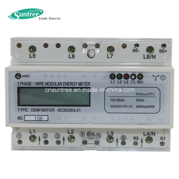 Kwh DIN Rail Power Meter DIN Rail Energy Meter Energy Meter