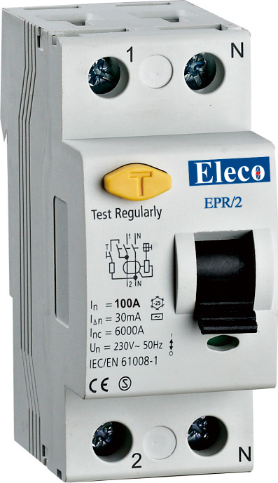 2p Residual Current Circuit Breaker (EPR Series)