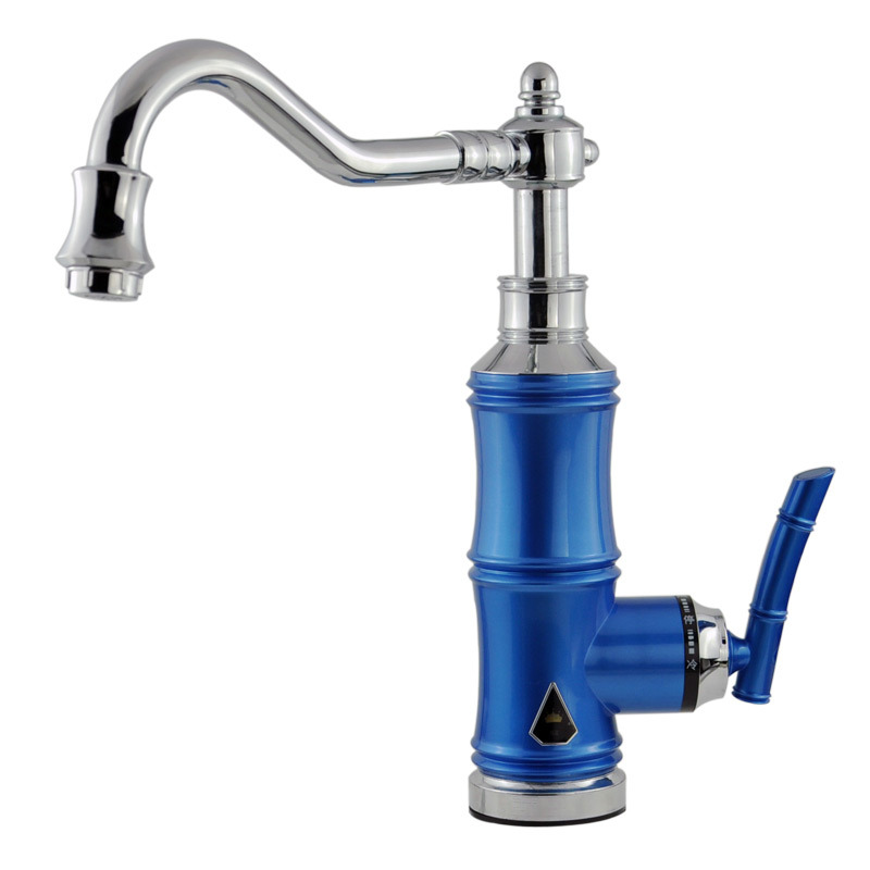 Kbl-6e-5 Blue Electric Instant Heating Faucet Basin Faucet Washroom Faucet