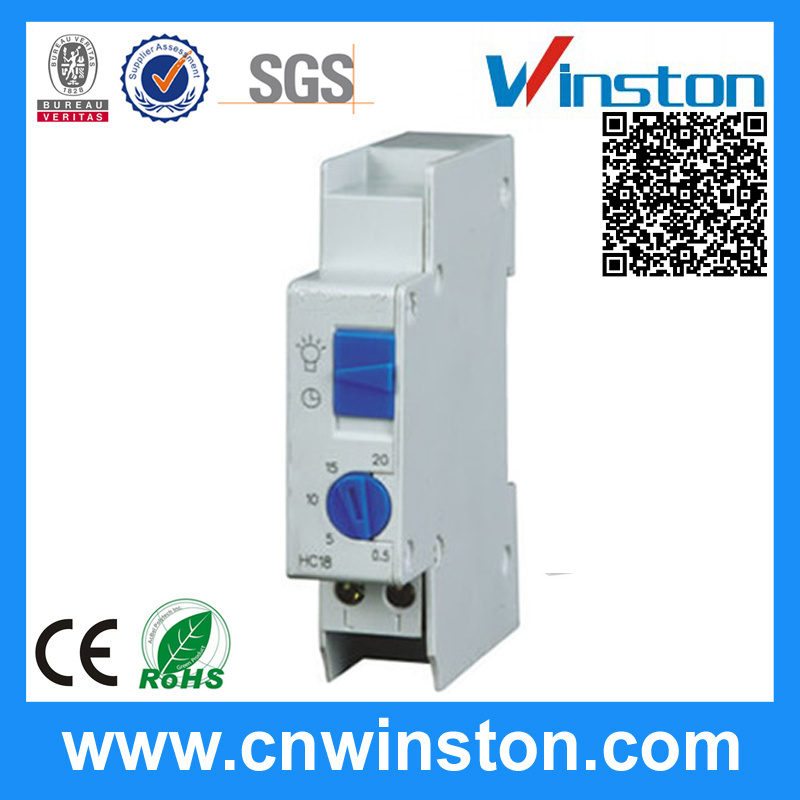 Alc18 DIN Rail Staircase Lighting Delay Digital Time Switch