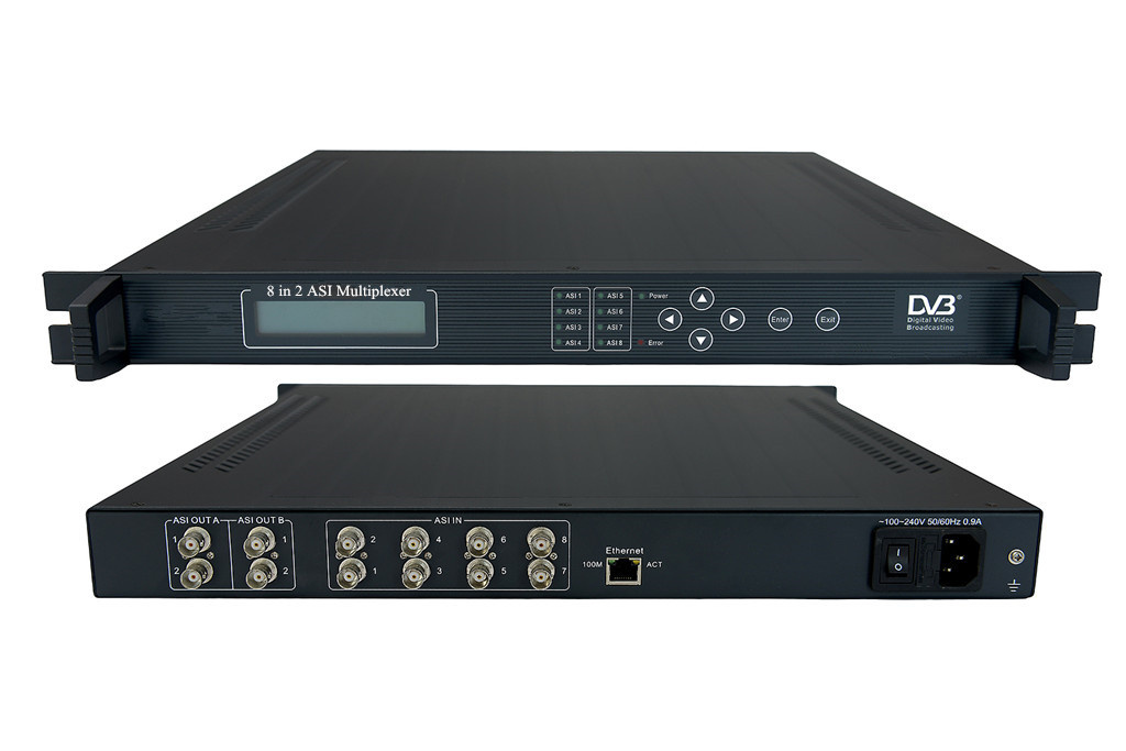 8 in 2 Asi Multiplexer