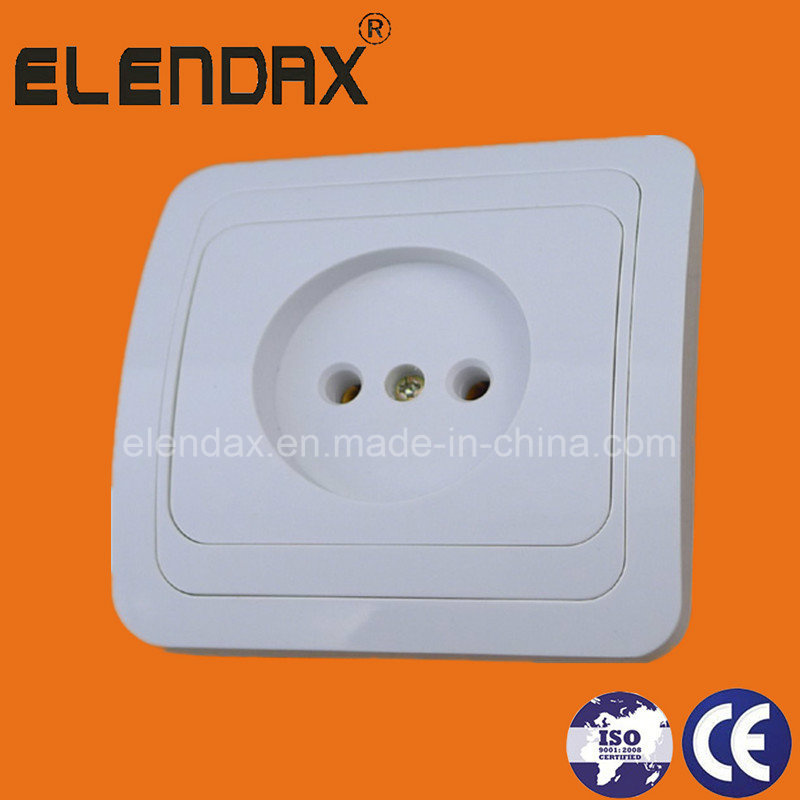 European Style Flush Mounting 2 Pin Socket Outlet (F2009)